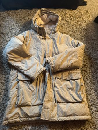 RESERVED Herren Winterjacke Beige mit Teddyfutter – Gr. XXL
