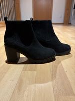 Damen Stiefeletten schwarz mit Absatz guter Zustand