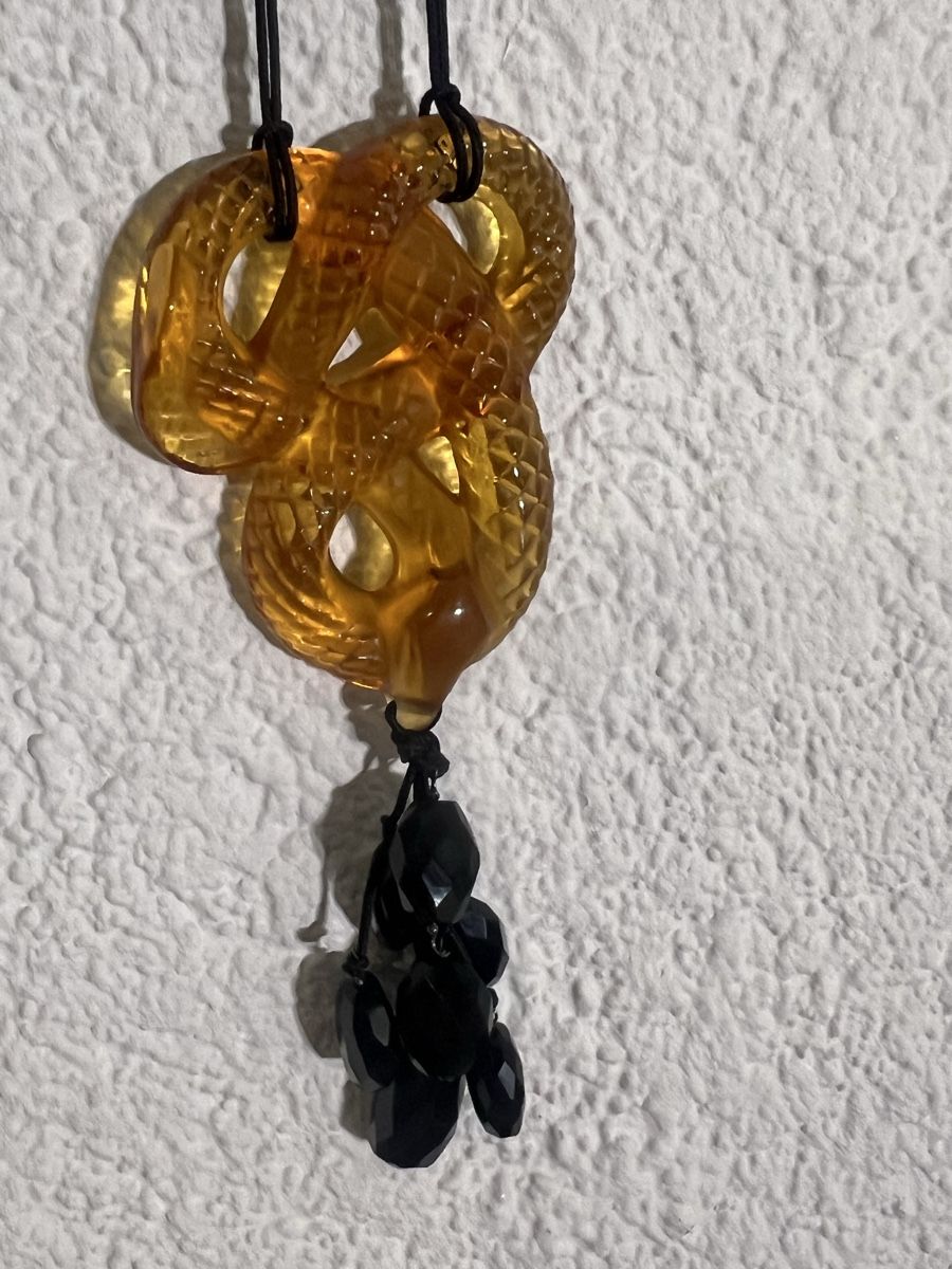 Lalique Catenine: Collier serpent en cristal, Lalique – Usato da St-Pierre-Clages venduto da ste_xk6p 8