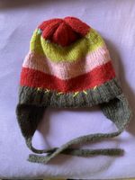 Wintermütze, handgemacht, warm und flauschig, 5-8 J.