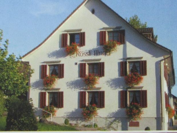 Cartoline postali: ILLNAU ZH AK RÖSSLI RESTAURANT – Usato da Ettingen venduto da Hausi4711 1