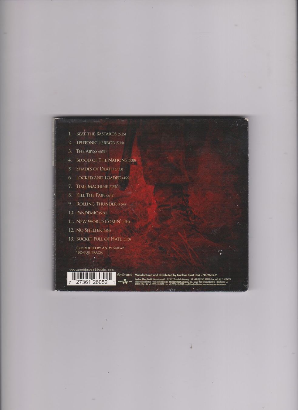 CDs: CD Accept Blood of the Nations – Gebraucht aus Bex von Canouille 1