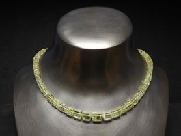 Collier aus gelbem Beryll