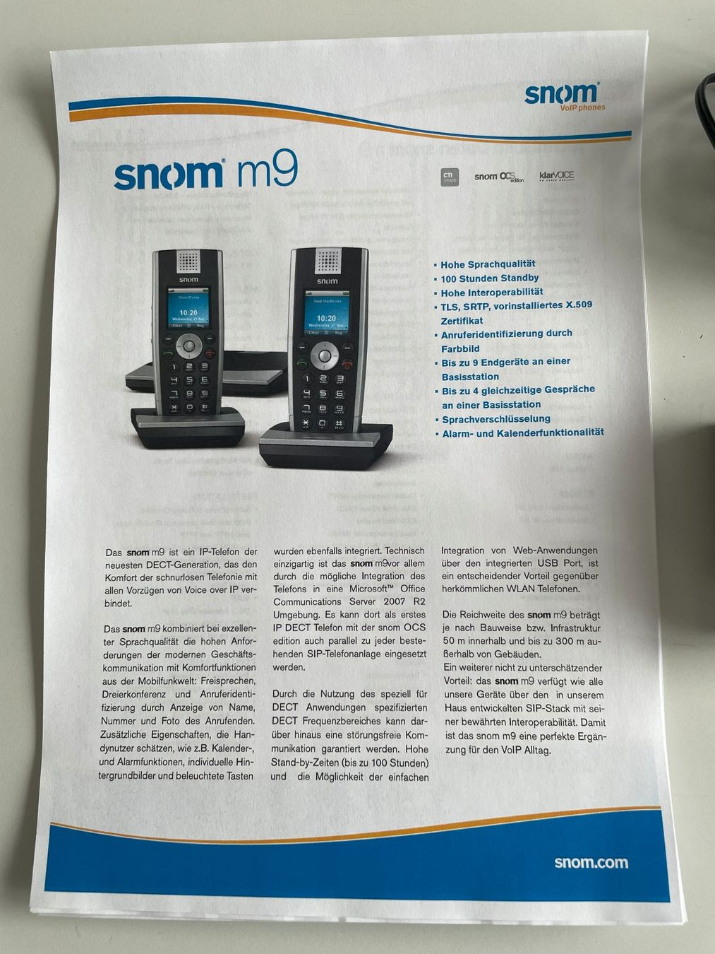 Snom Telefoni: SNOM M9 – Usato da Rodersdorf venduto da Jeanoss 3
