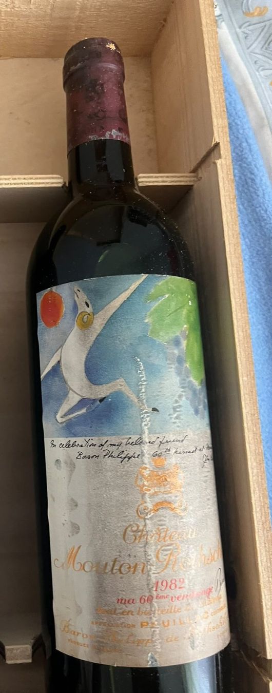 Mouton Rothschild Vins: Château Mouton Rothschild 1982 – Neuf (Voir description) à Gams par Ri-Ga