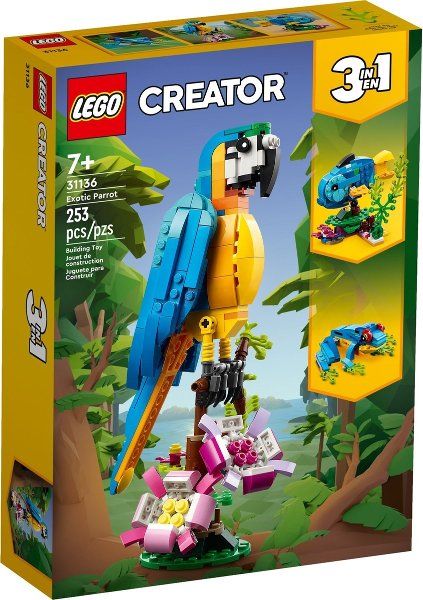 Lego Kit di costruzioni: LEGO Creator 31136 Exotic Parrot – Nuovo e nell'imballaggio originale da Basadingen venduto da NekoBricks