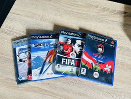 PS 2 Videospiele, 4 Stk