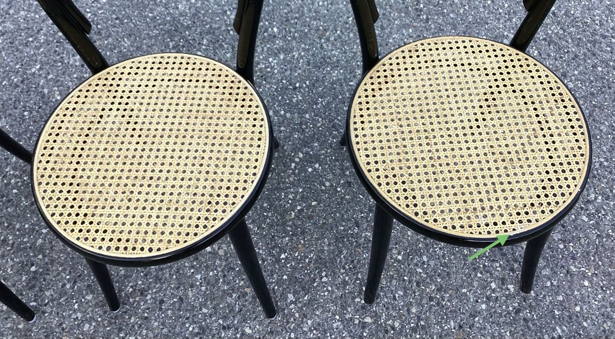 Sedie: Set: Bistrostühle mit Joncgeflecht – Usato da Burgdorf venduto da swintila 6