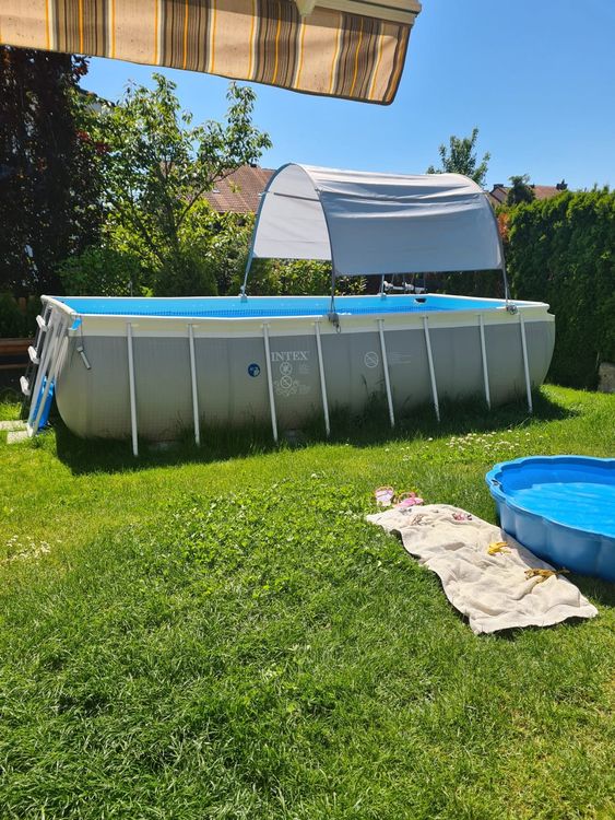 Swimming Pool Cover Intex 488 x 244 cm Solar Rectangular