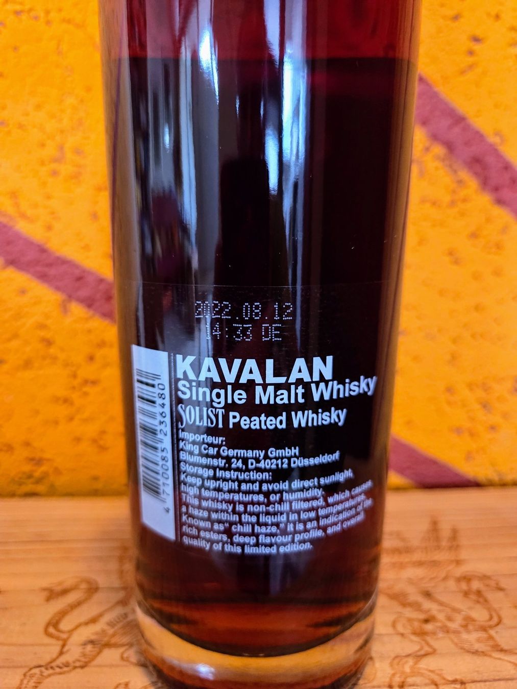 Spirituosen: Kavalan Solist Peated Cask Strength "Austria Edition" – Neu (gemäss Beschreibung) aus Minusio von Mazarin8 4