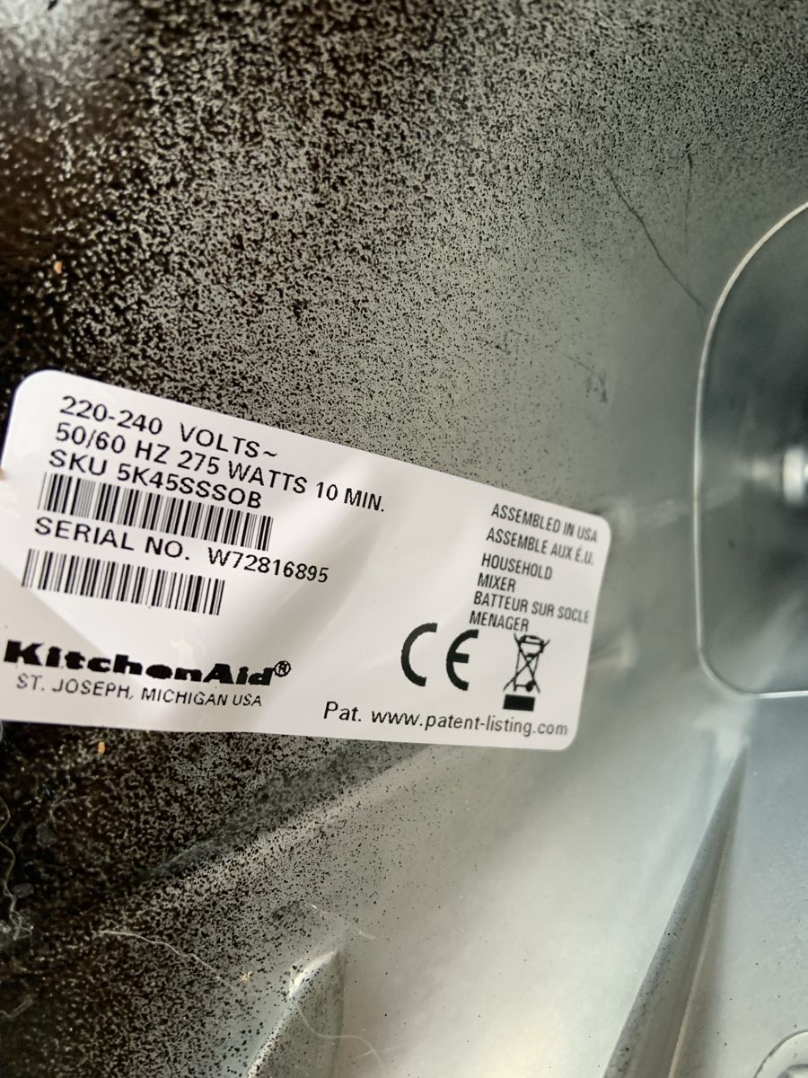 Kitchenaid Elettrodomestici da cucina: KitchenAid Küchenmaschine - Schwarz – Usato da Grenchen venduto da YoshiSan74 4