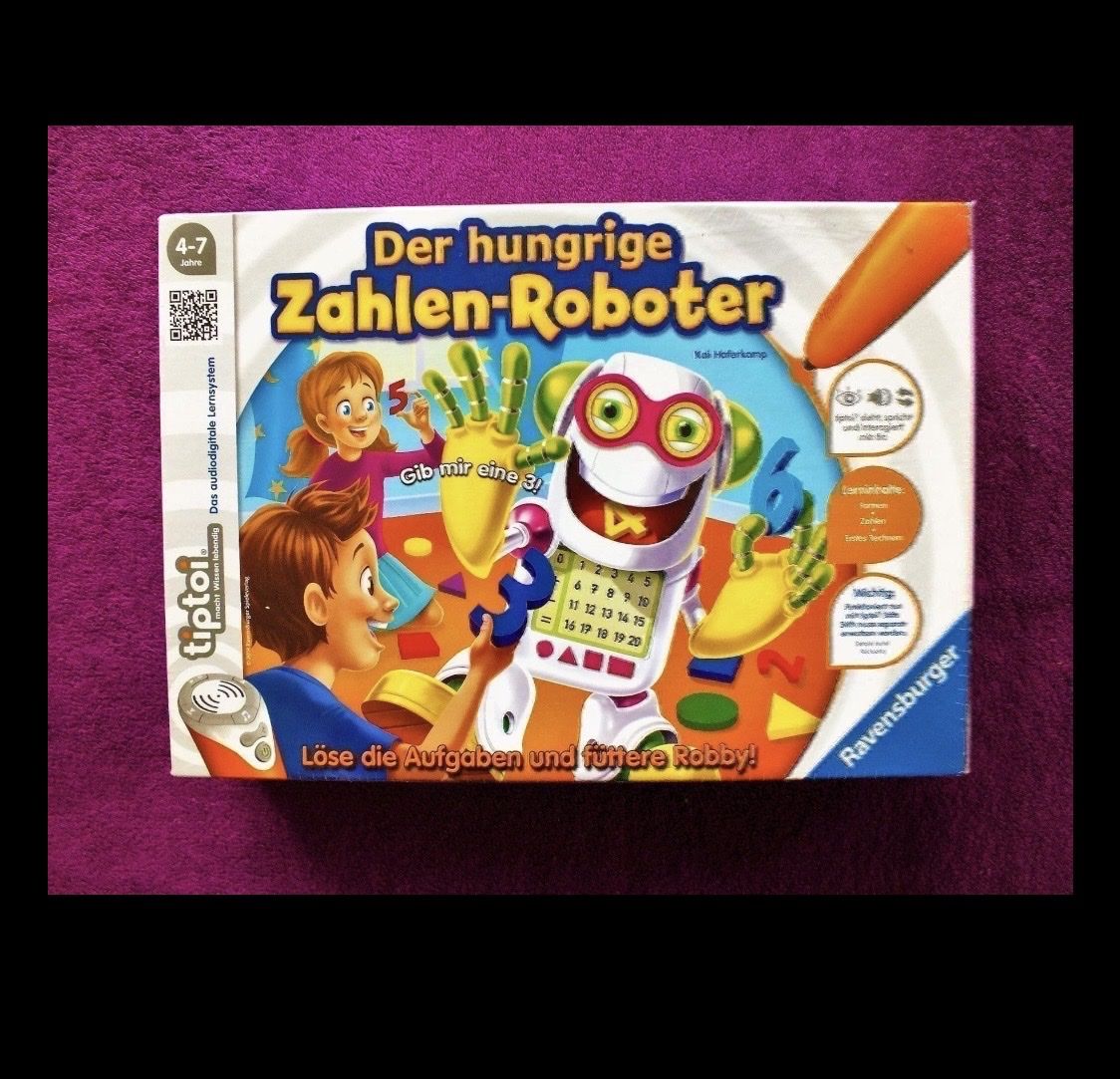 Tiptoi Spiele: tiptoi Spiel - Der hungrige Zahlenroboter – Gebraucht aus Rottenschwil von gle81