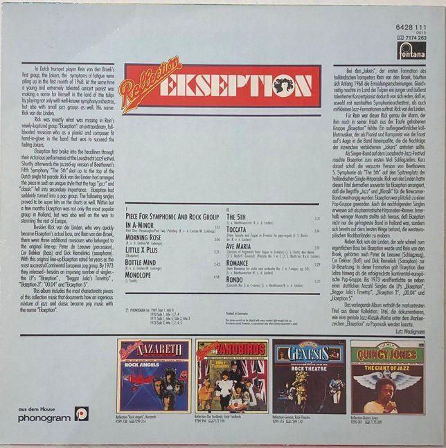 Vinyles: Ekseption - Reflection (LP) – D'occasion à Grüningen par azulvinyl 1