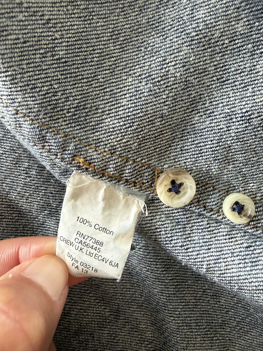 J.Crew Camicie: J CREW Slim Fit Denim Hemd M – Usato da Lugnorre venduto da jettsett 3