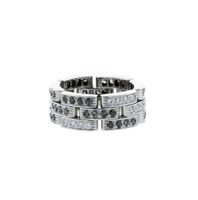 CARTIER Maillon Panthere Ring 18K Gold Diamanten Pavee
