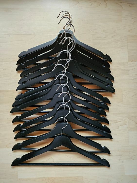 10 Stück Baby Kleiderbügel Aus Holz - Rutschfeste Hasenohren Bügel Für Kinderkleidung