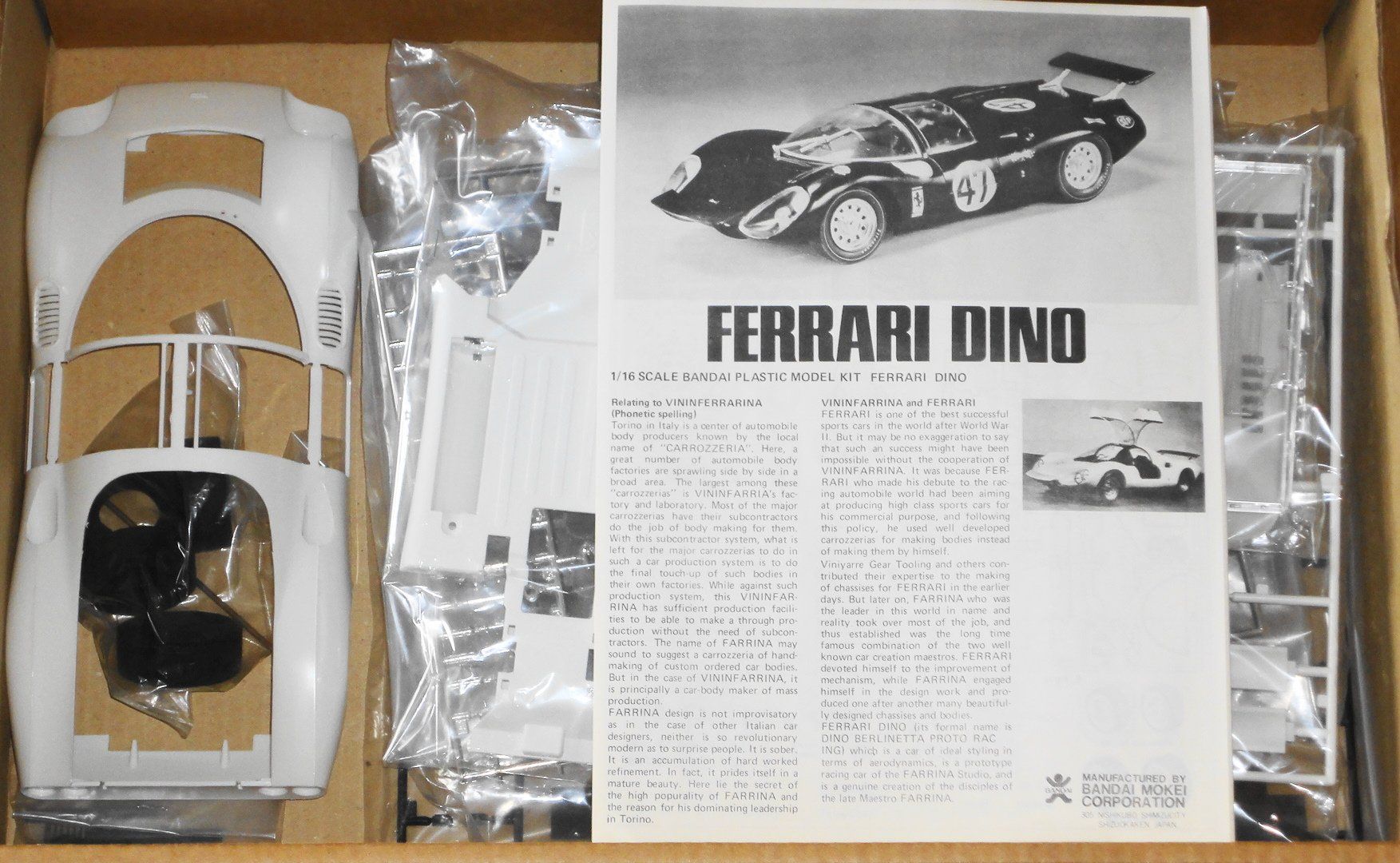 Bandai Kit di modellismo & Modellini statici: BANDAI FERRARI DINO 1:16 – Nuovo (secondo la descrizione) da Frümsen venduto da Malibu69 1