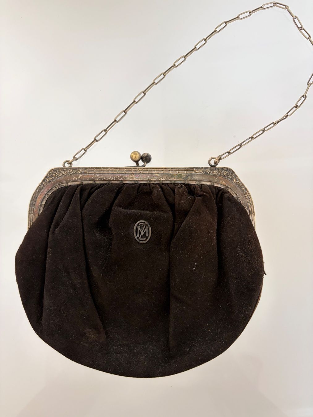 Borse da donna: Vintage Abendhandtasche Leder schwarz – Usato da Luzern venduto da Lampion