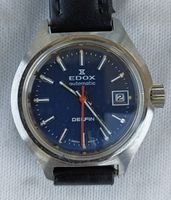 Edox Delfin Vintage Automatikuhr, Top Zustand!