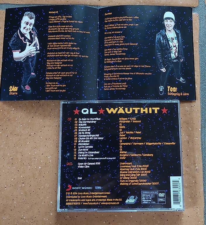 CD: Hand-Signierte CD + DVD von QL – Usato da Utzenstorf venduto da Waldi66