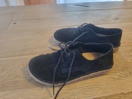 Chaussures Birkenstock Suede Noir Taille 37 bon état