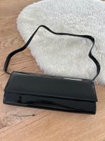 Clutch / Abendtasche Leder schwarz