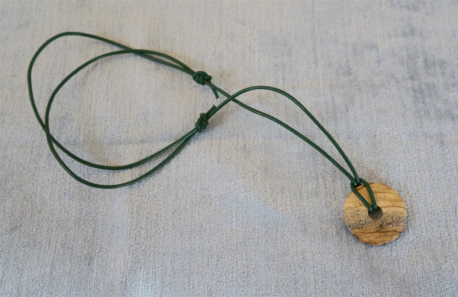 Catenine: Kette mit Anhänger donut Jaspis – Nuovo (secondo la descrizione) da Brittnau venduto da marlenestone 4