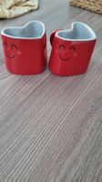 2 Süesse Herz-Tassen ❤️ Kaffeebecher Paar-Geschenk