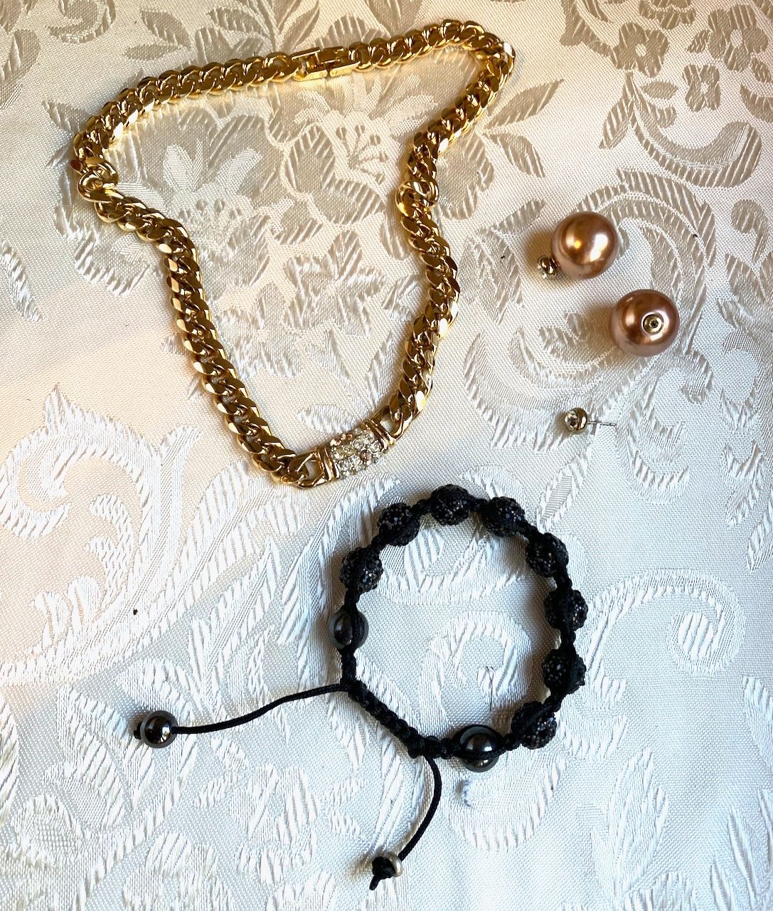 Colliers: Modeschmuck Set: Collier, Armband , Hinterohr-Steckperlen – D'occasion à Uster par ros_pym8