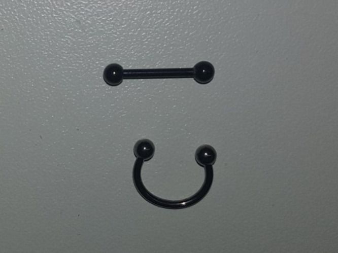 Gioielli per piercing: 2 Piercing ca.1cm – Usato da Teufenthal AG venduto da boebe071 3