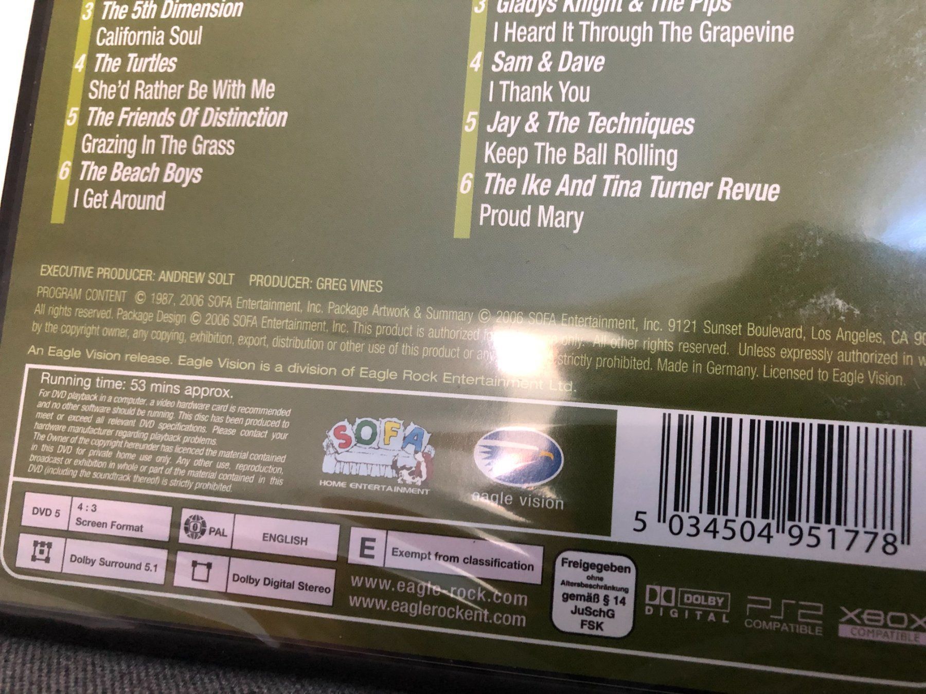 Alle DVDs: DVD - Ed Sullivan: West Coast Rock - originalverpackt – Neu und originalverpackt aus Niederhasli von thozam 2