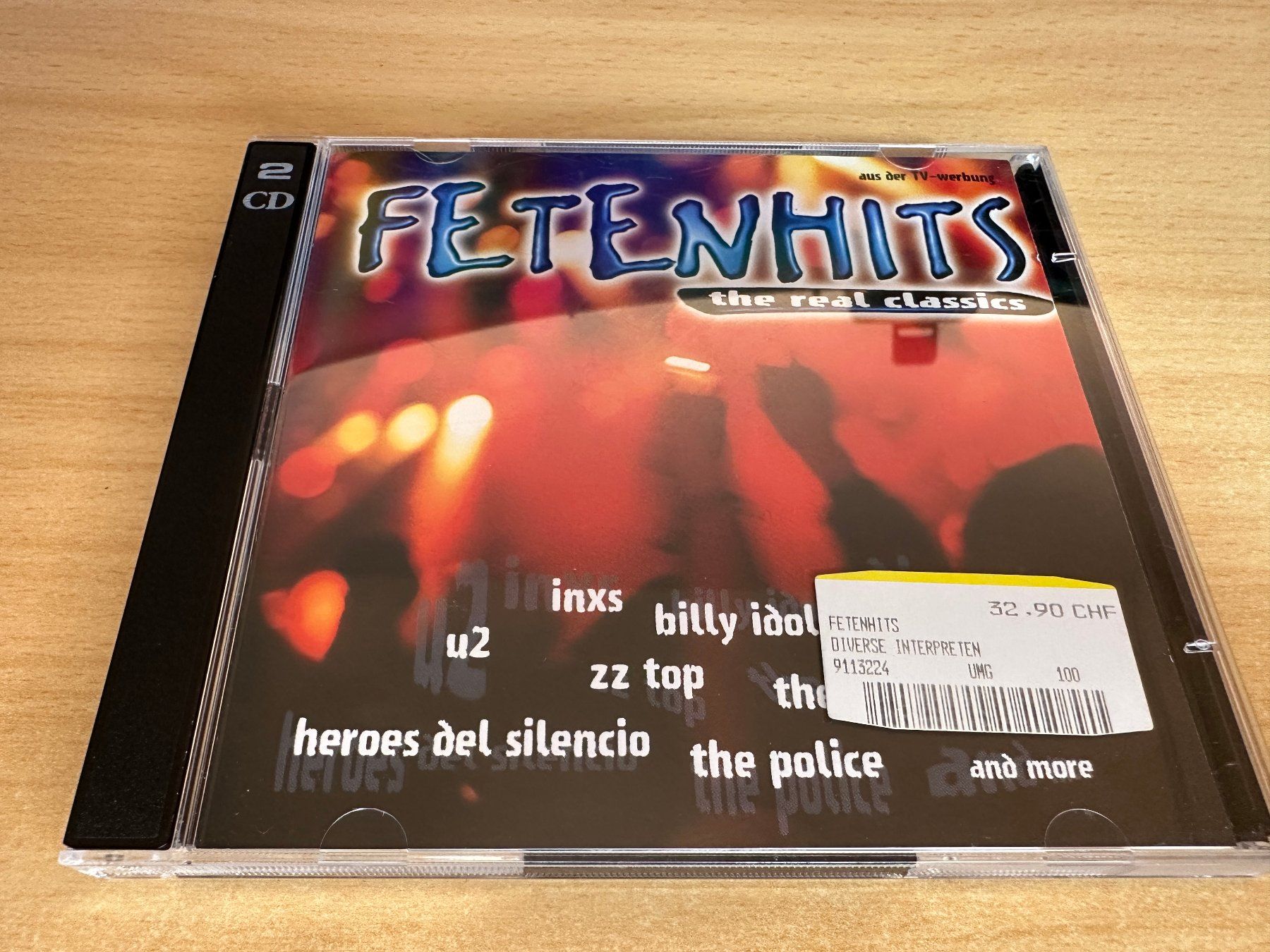 CD: F6 Various – Fetenhits - The Real Classics - 2 CD – Usato da Rikon im Tösstal venduto da Alpenmutz