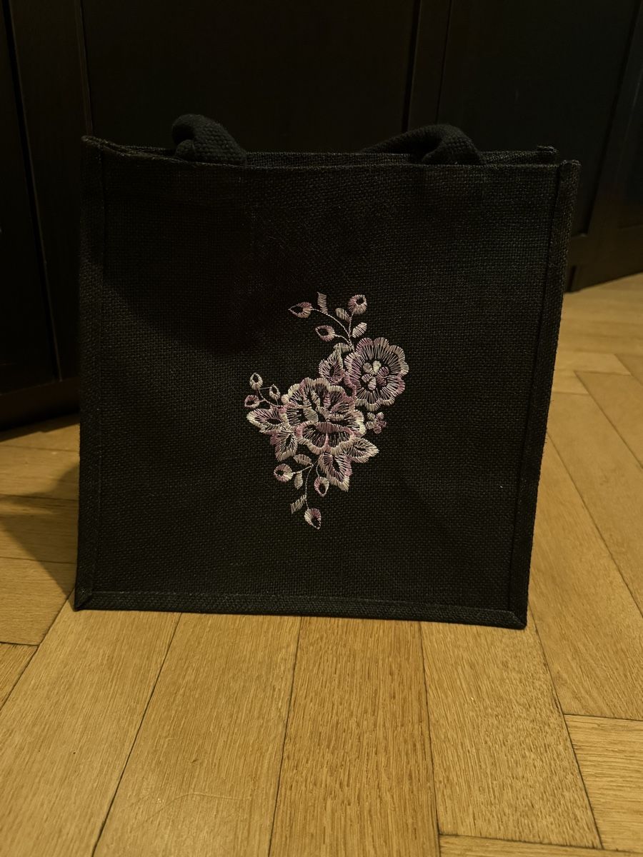 Borse da donna: Elegante Stofftasche mit Blumenmuster – Nuovo (secondo la descrizione) da Basel venduto da zukk_ 1