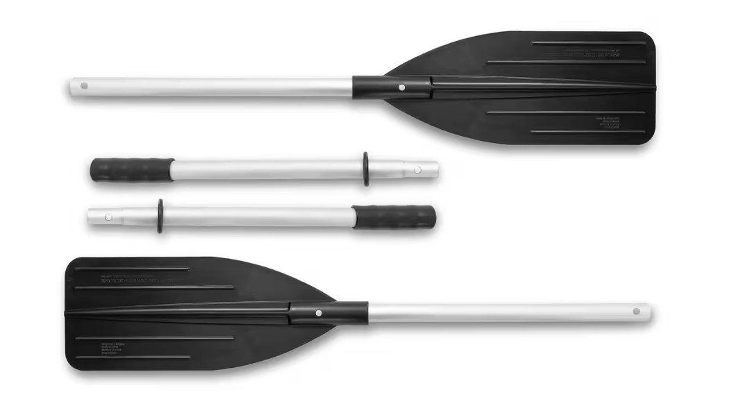 Bateaux: Schlauchboot Intex Excursion 5 grau/blau 366cm – D'occasion à Binningen par nedster 4
