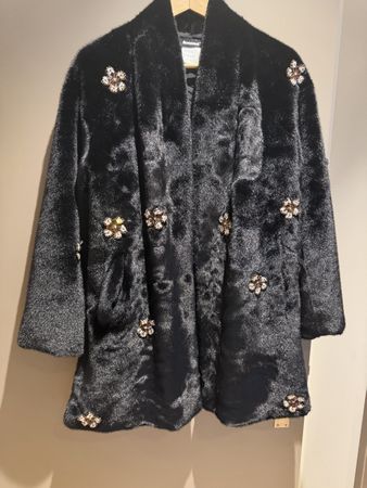 Trendy Kunstfellmantel Gr.S-M 