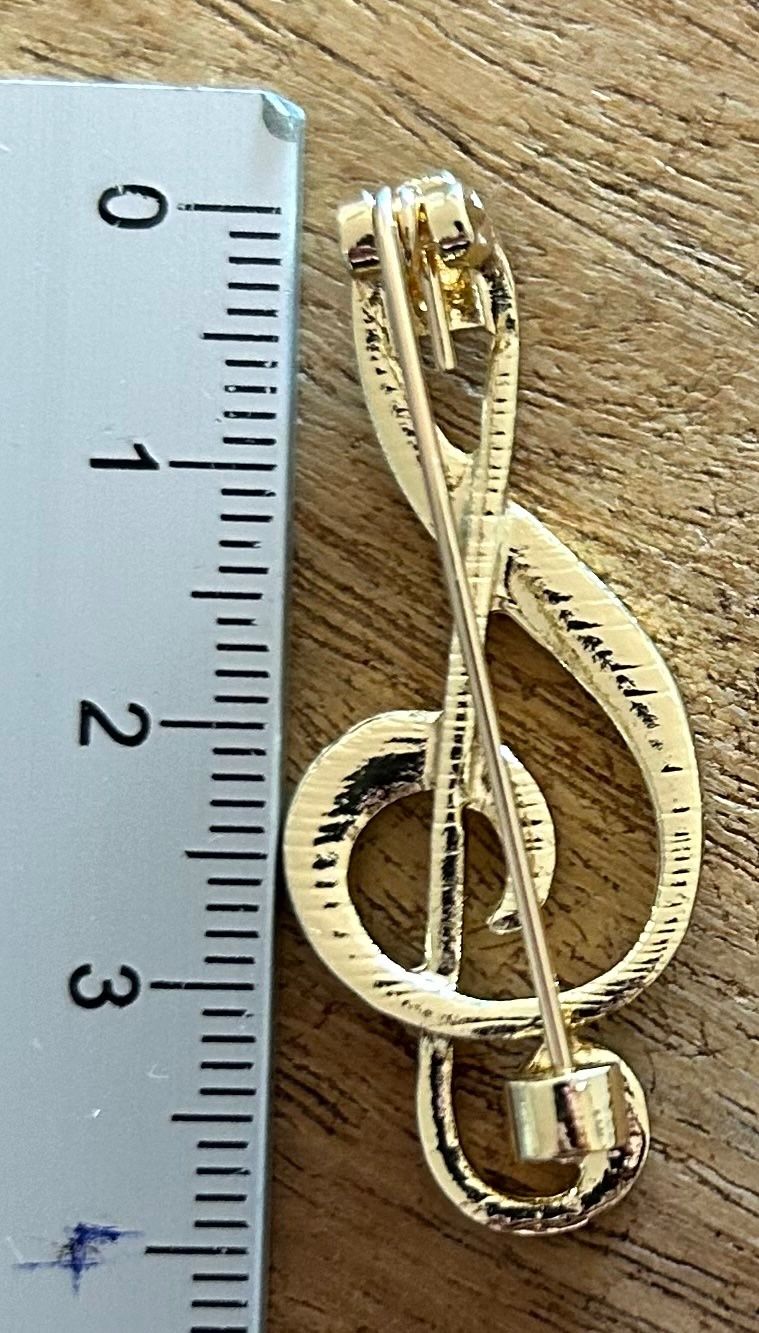 Spille & Fermagli: Brosche Notenschlüssel – Nuovo e nell'imballaggio originale da Geneve venduto da vane267 1