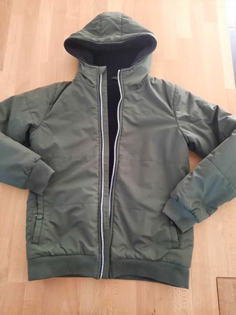 46 Nord Übergangsjacke grün  gefüttert Gr.164 zum austragen