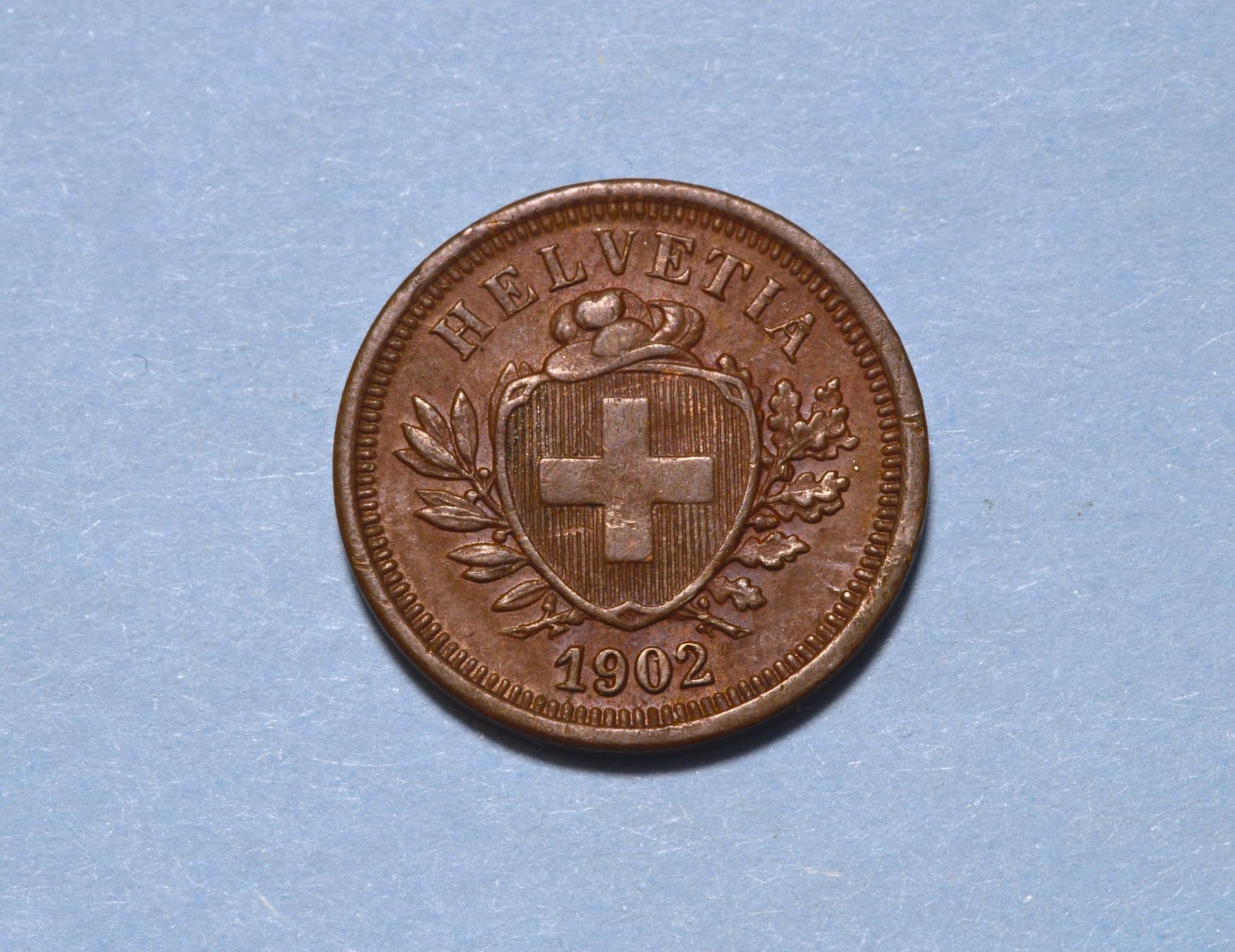 Tutti le monete: 1 Rappen 1902 – Usato da Oberglatt ZH venduto da ZH111