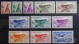 Kamerun Franz. Kolonie Kat. 161-171 * 1941