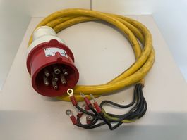 gebr. Starkstromkabel mit CEE 32A Stecker/7-Polig ab 1.-