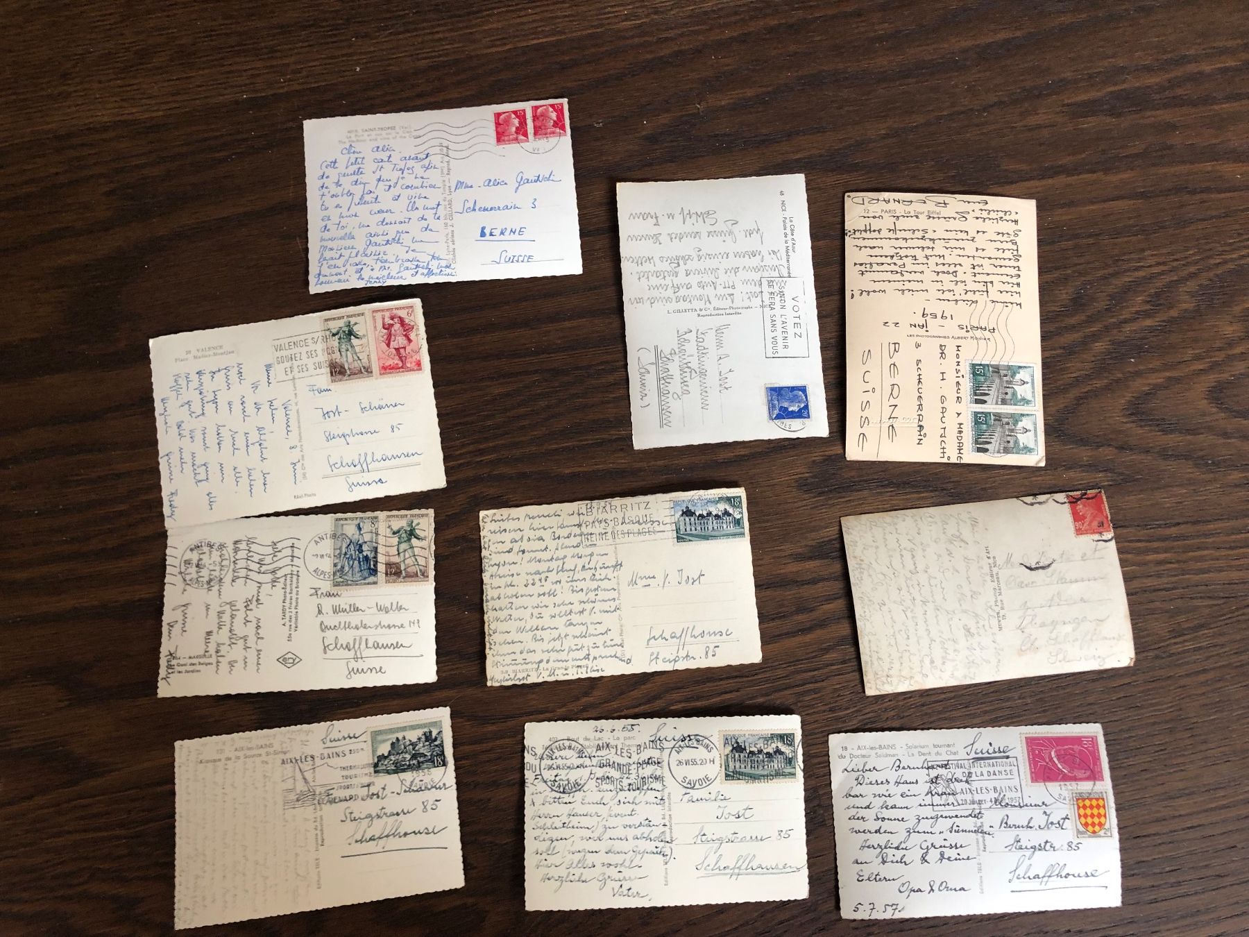 Cartoline postali: 10 alte Ansichtskarten FRANCE - interessnte Motive – Usato da Lufingen venduto da Rac0 6