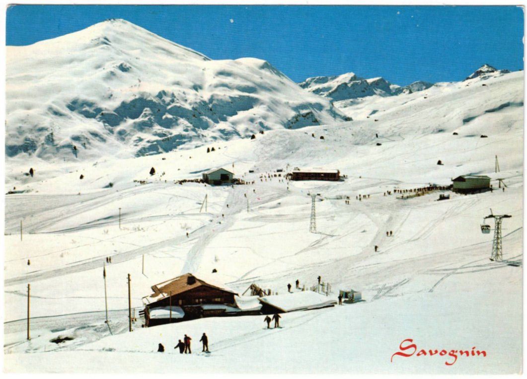 Cartoline postali: Savognin - Gondelbahn Radons – Usato da Binningen venduto da Mountainrider