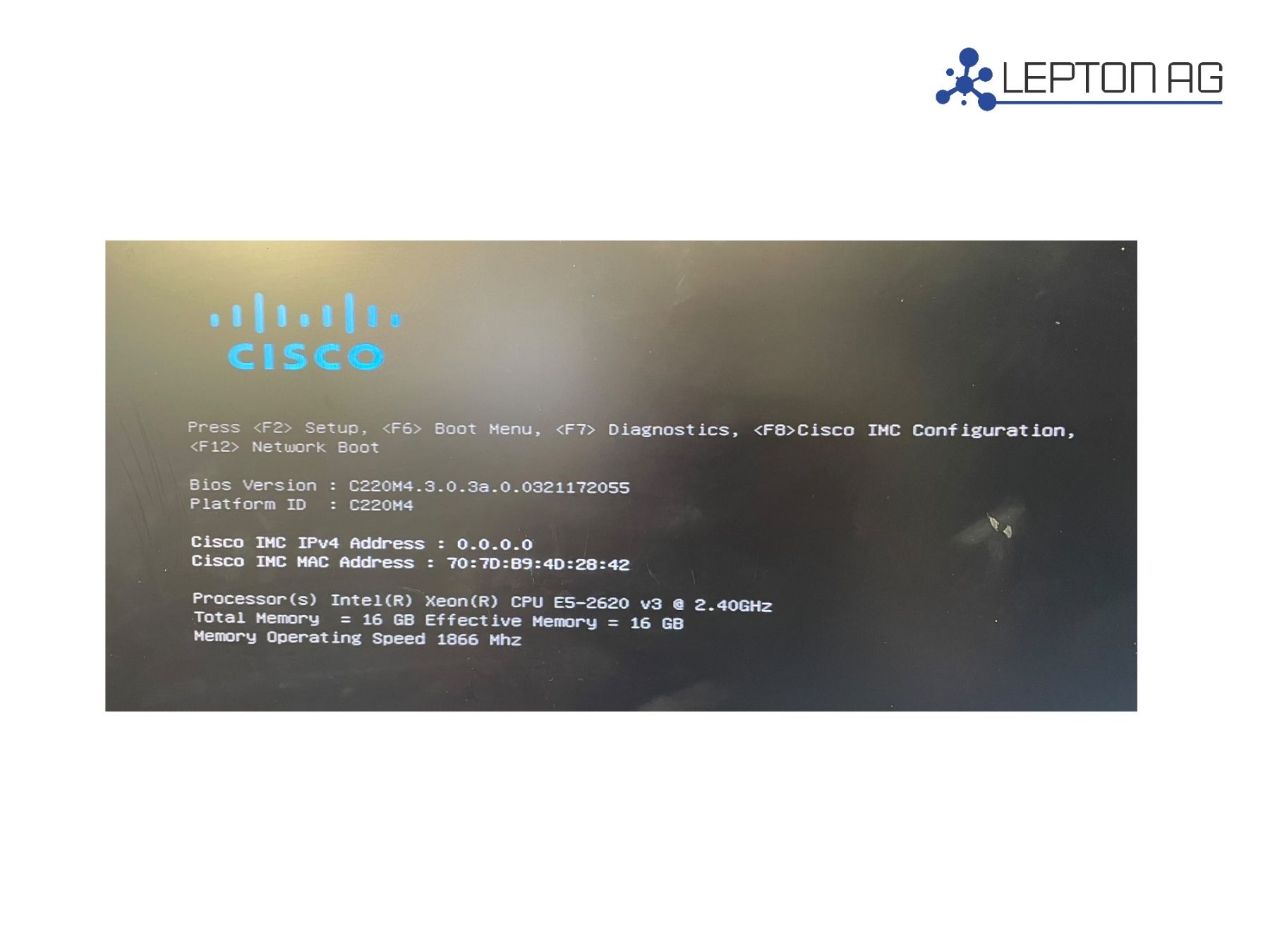 Cisco Server: Cisco UCS C220 m4 Rack Server/ Xeon-E5-2620/16 GB RAM DDR4 – Gebraucht aus Niederdorf von LeptonAG 4
