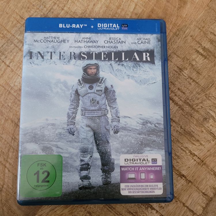 Interstellar bluray Matthew McConaughey (Gebraucht) in Zollikerberg für ...