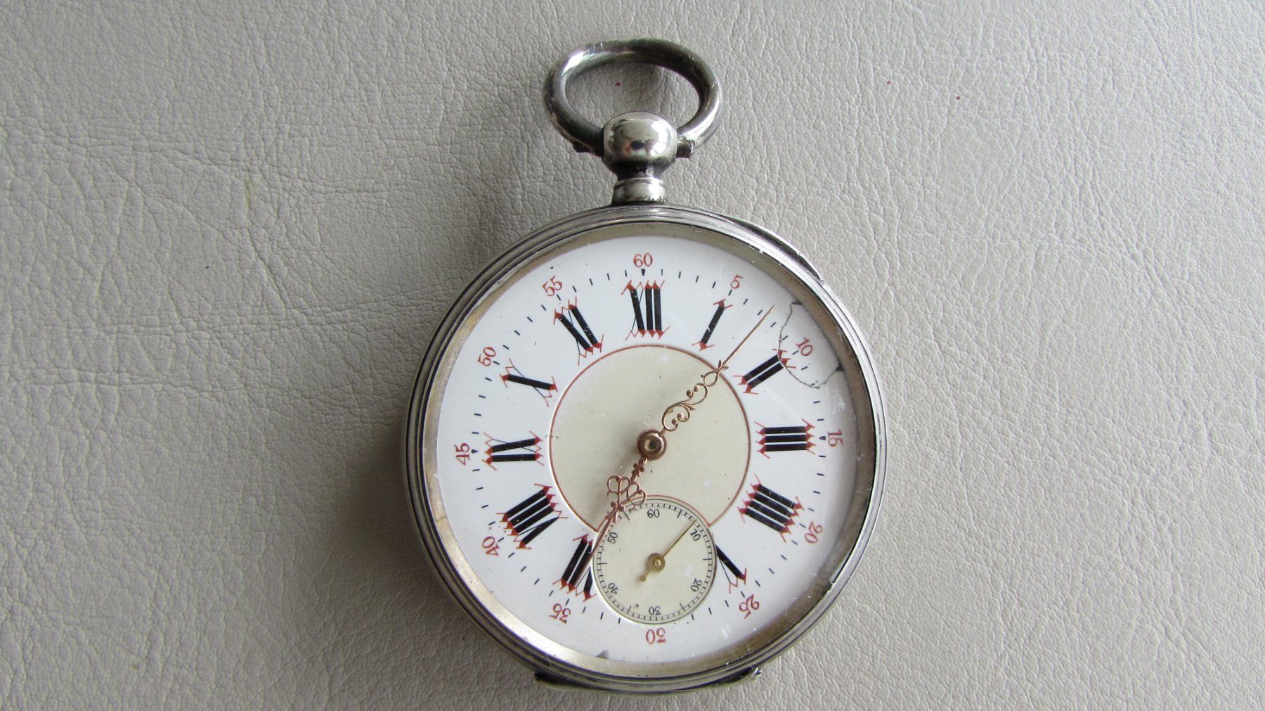 Swiss Orologi: Antike Taschenuhr, Silber, 8 rubiss – Usato da Weesen venduto da Travelersplace