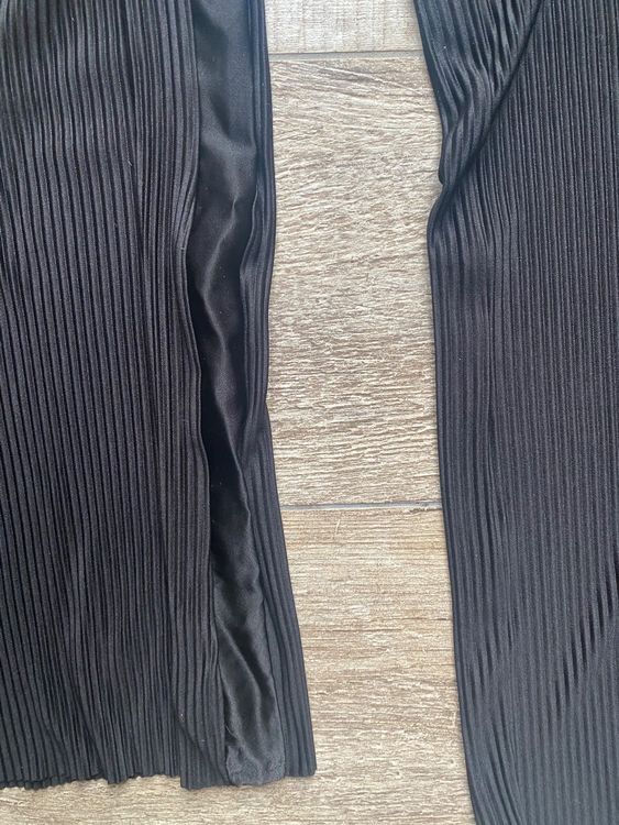 Pantalon large plissé online zara