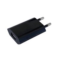 USB-Netzteil Ladegerät schwarz klein kompakt