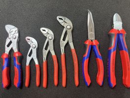 KNIPEX Seitenschneider Cobra Zangenschlüssel set 6tlg