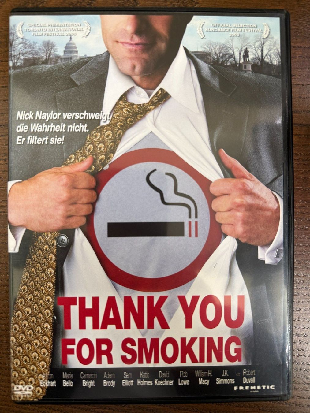 Tutti i DVDs: Thank You for Smoking – Usato da Zürich venduto da FilmFreunde
