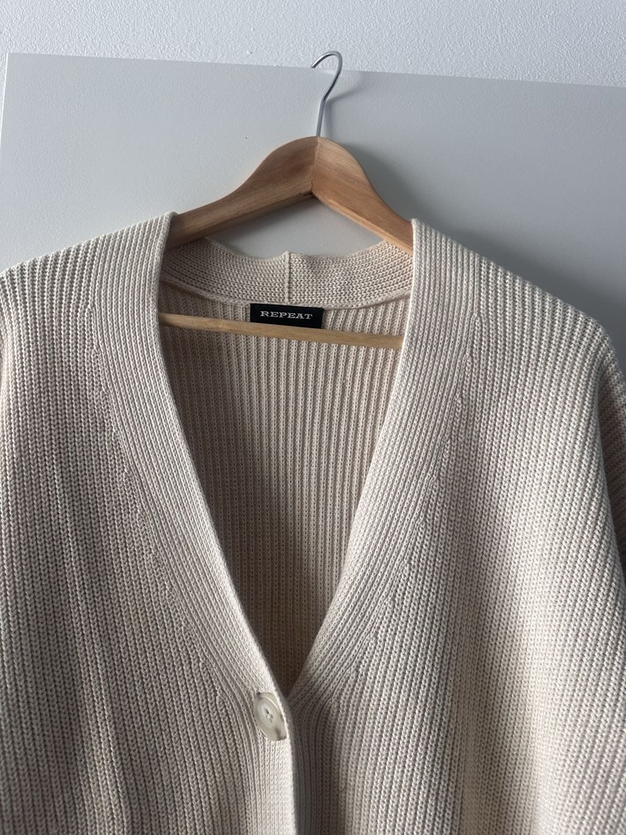 Repeat Jacken: Repeat Strickjacke, Gr. 40, Beige – Gebraucht aus Uettligen von fabi1000 1